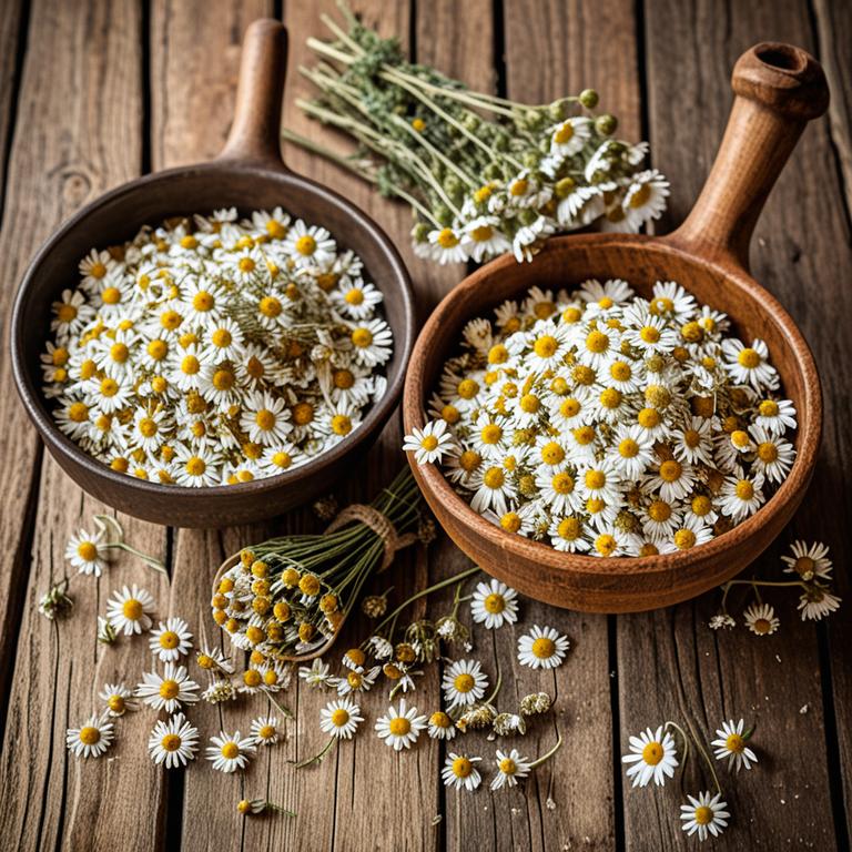 chamomile (matricaria chamomilla) bath