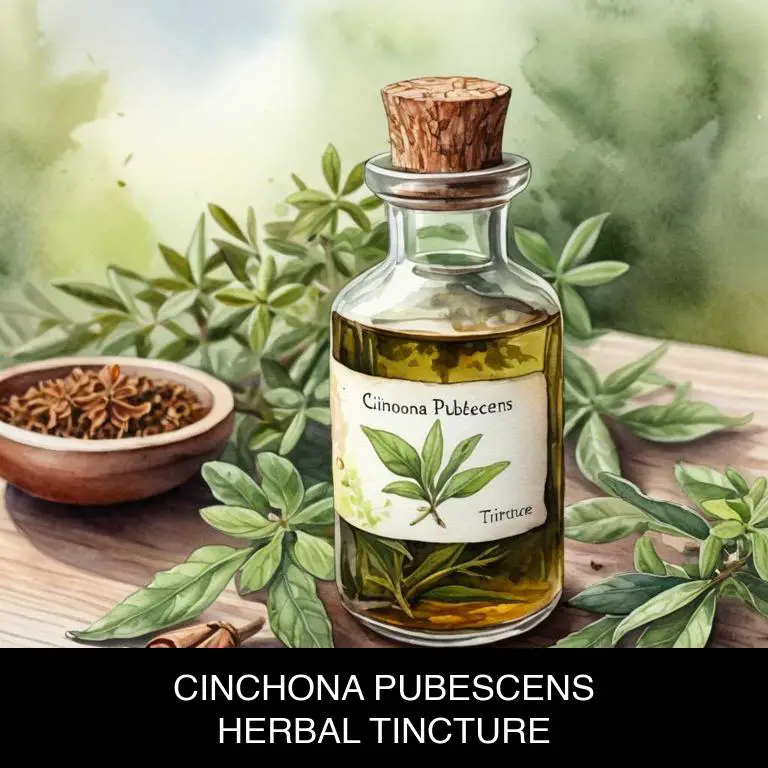 cinchona pubescens herbal tinctures for jammed-finger