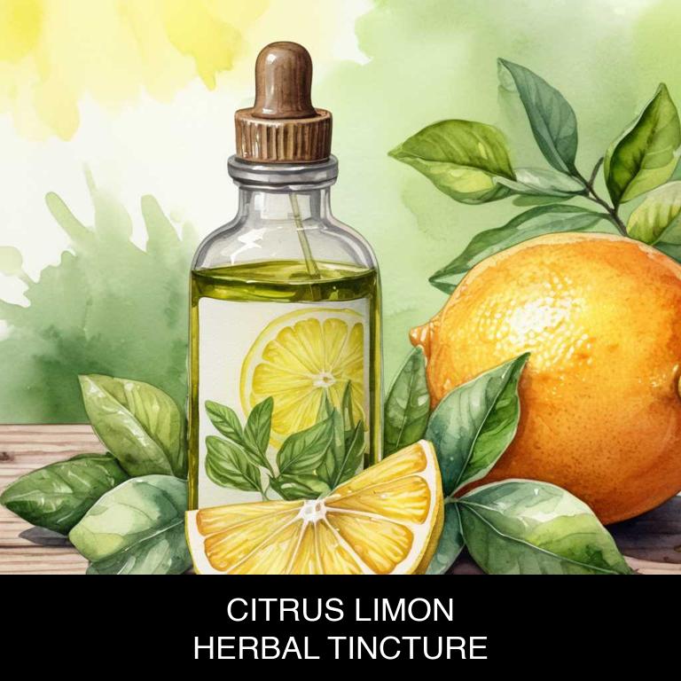 citrus limon herbal tinctures for acne