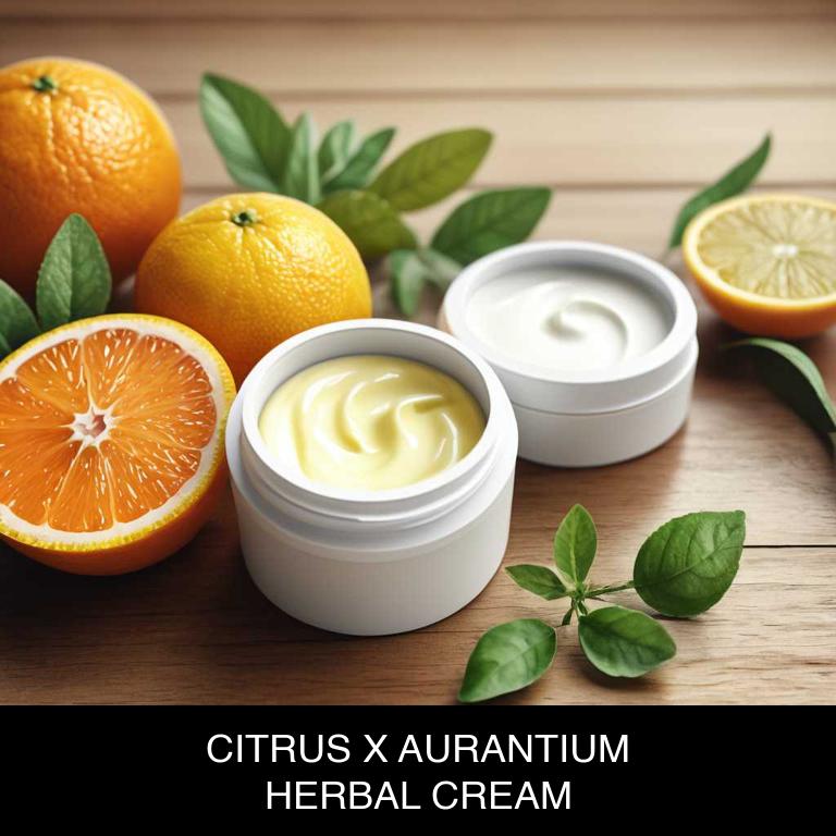 citrus x aurantium herbal creams for insomnia