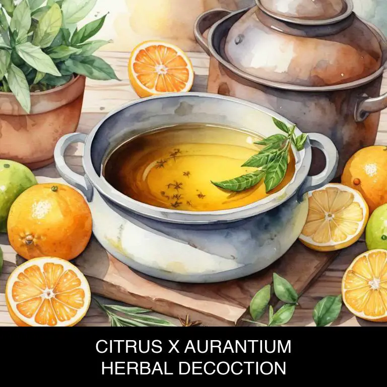 citrus x aurantium herbal decoctions for hot-flashes