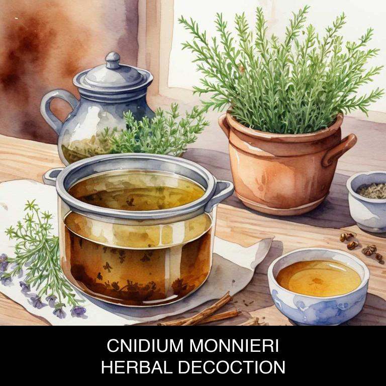 cnidium monnieri herbal decoctions for amenorrhea