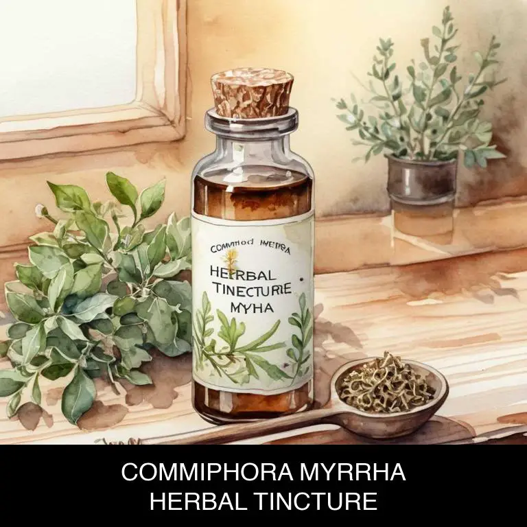 commiphora myrrha herbal tinctures for tooth-decay