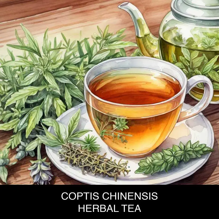 coptis chinensis herbal teas for mouth-ulcers