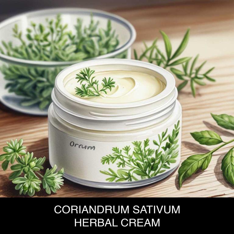 coriandrum sativum herbal creams for flatulence