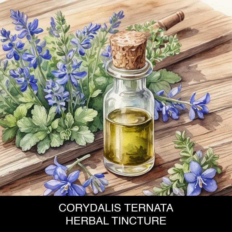 corydalis ternata herbal tinctures for sore-throat