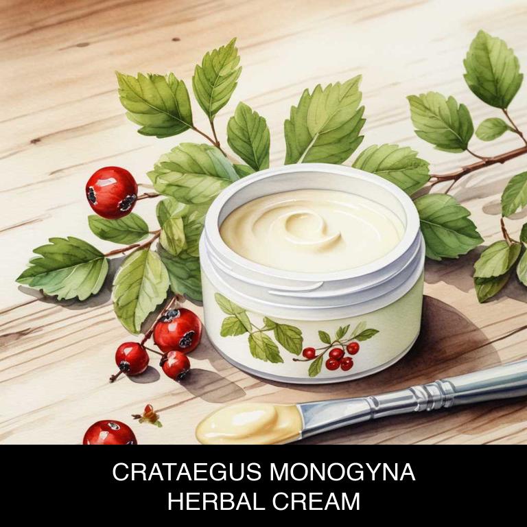 crataegus monogyna herbal creams for heart-pain