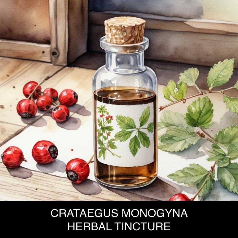 crataegus monogyna herbal tinctures for hypertension