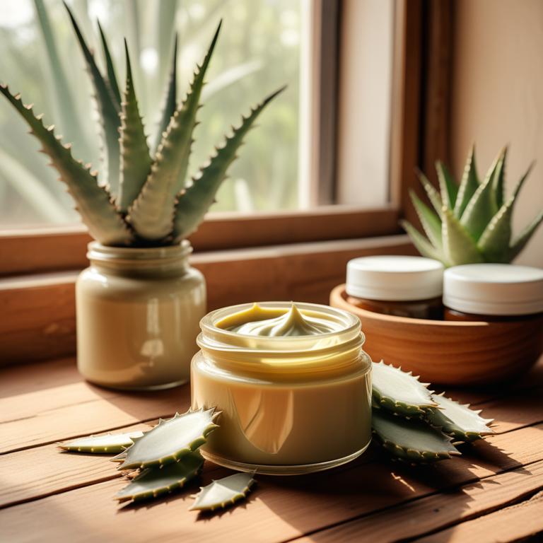 Aloe barbadensis herbal creams for inflammation