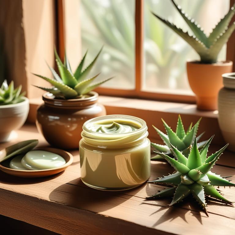 herbal creams with Aloe vera var. chinensis