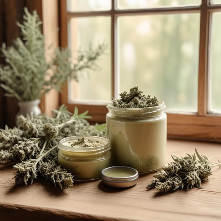 herbal creams with Artemisia vulgaris