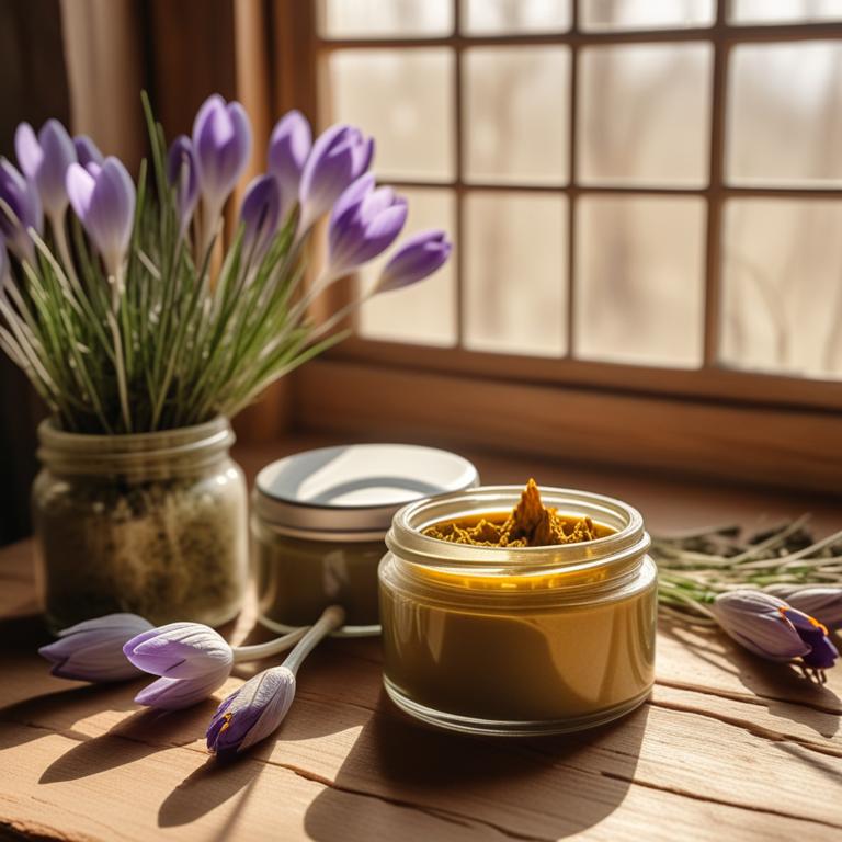 herbal creams with Crocus sativus