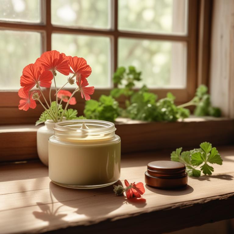herbal creams with Geranium maculatum