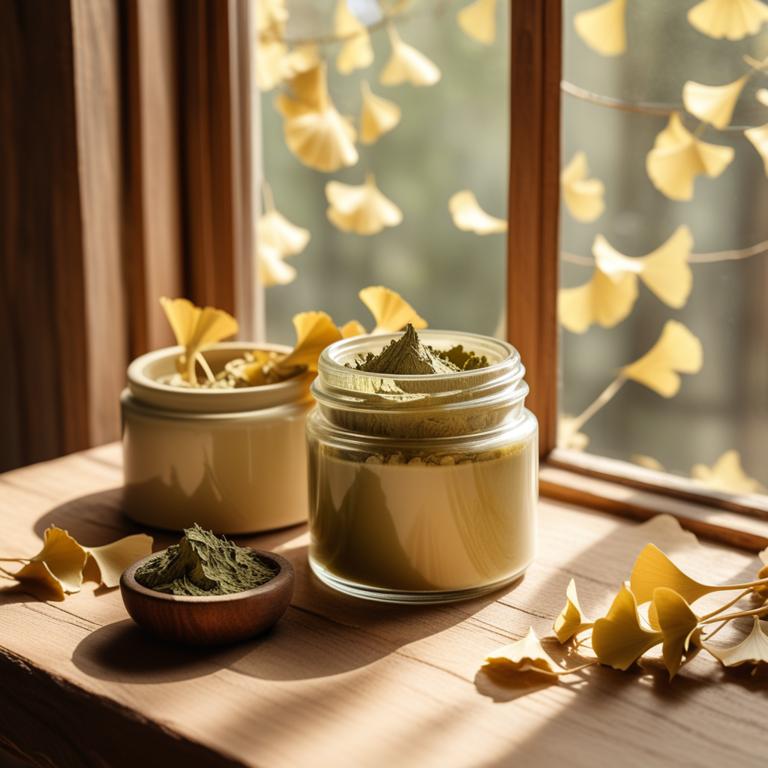 Ginkgo biloba herbal creams for vomiting