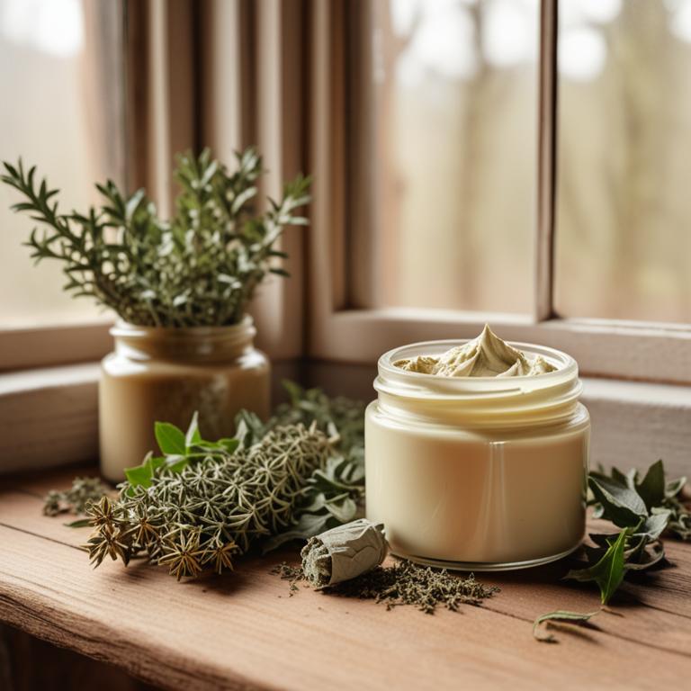herbal creams with Ilex aquifolium