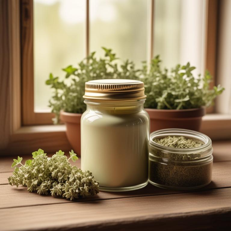 herbal creams with Origanum majorana