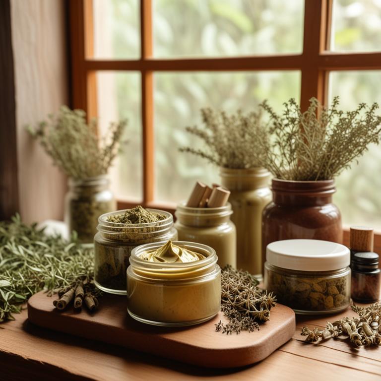 herbal creams with Zanthoxylum bungeanum