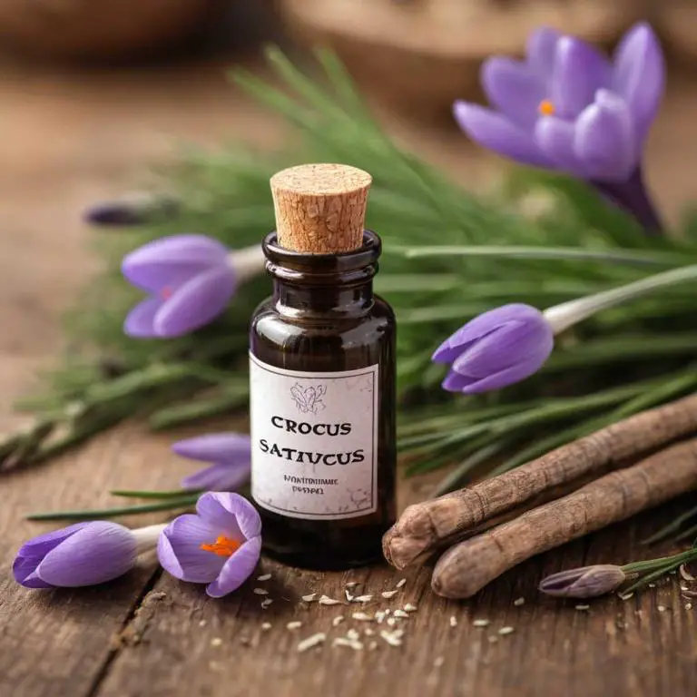 crocus sativus herbal tinctures for depression