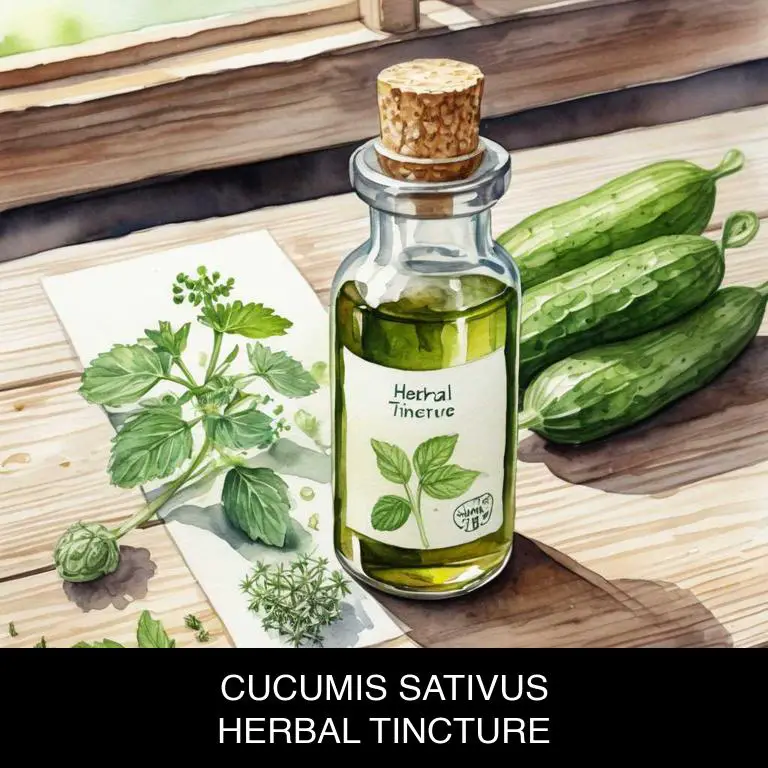 cucumis sativus herbal tinctures for jellyfish-sting