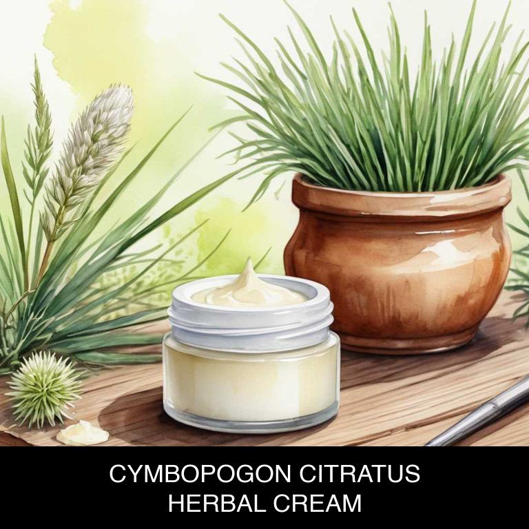 cymbopogon citratus herbal creams for dermatitis