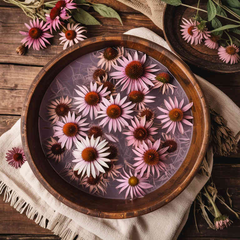 Echinacea purpurea baths