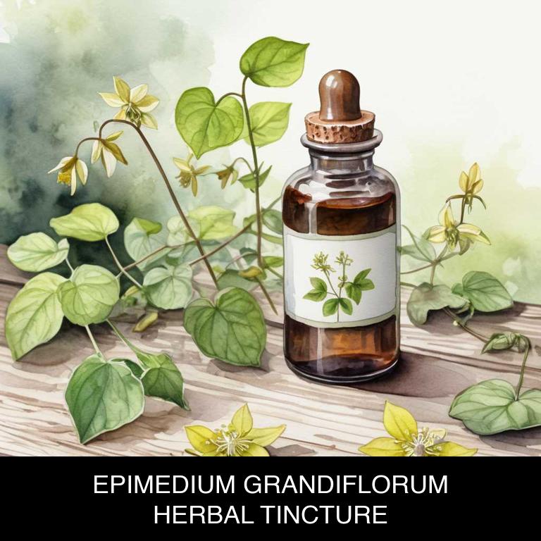 epimedium grandiflorum herbal tinctures for erectile-disfunction