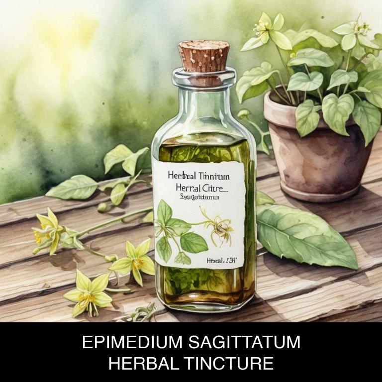 epimedium sagittatum herbal tinctures for low-sperm-count