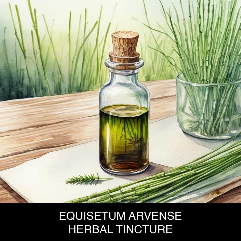 equisetum arvense herbal tinctures for frizzy-hair