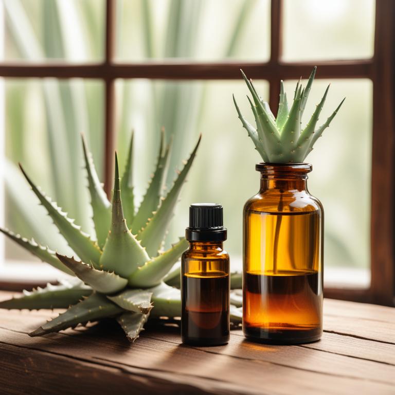 Aloe barbadensis herbal essential oils for baldness