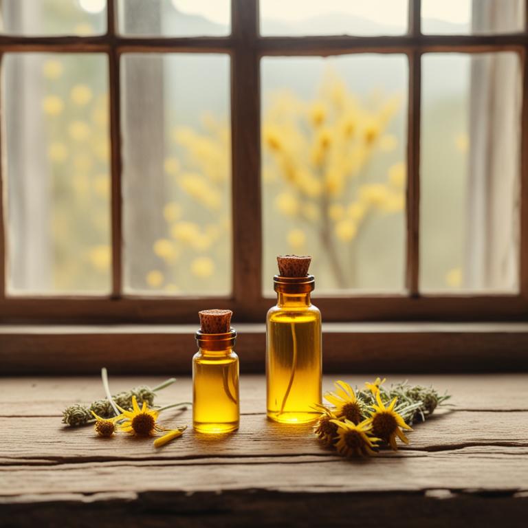 herbal essential oils with Arnica montana