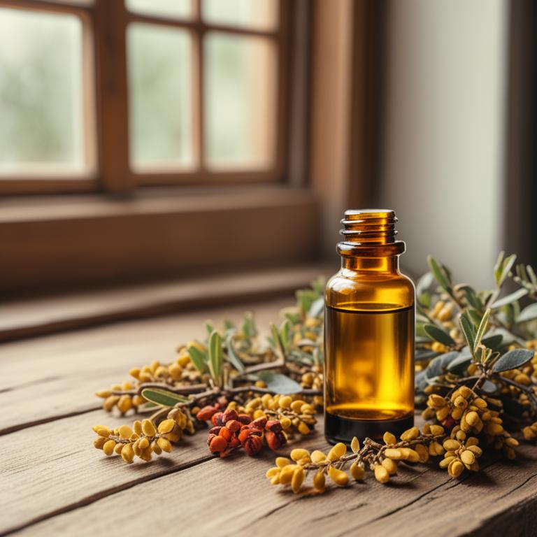 herbal essential oils with Berberis vulgaris