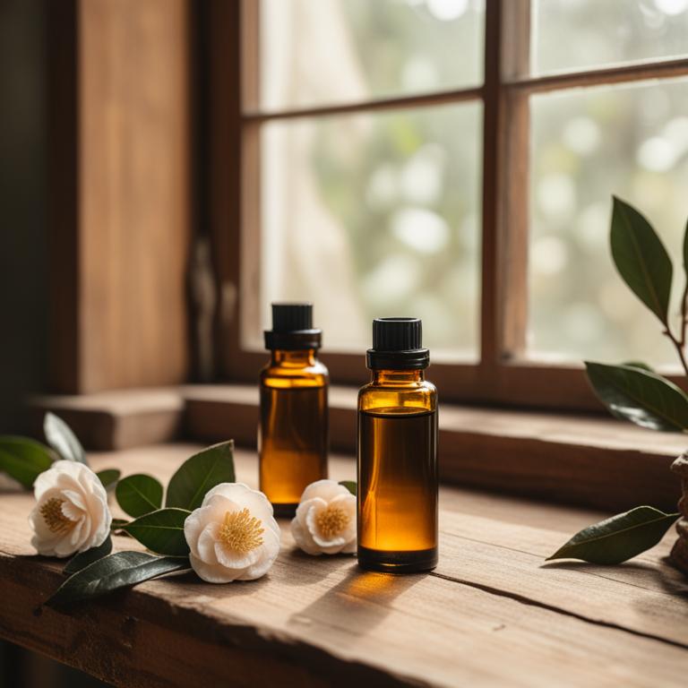 herbal essential oils with Camellia sinensis
