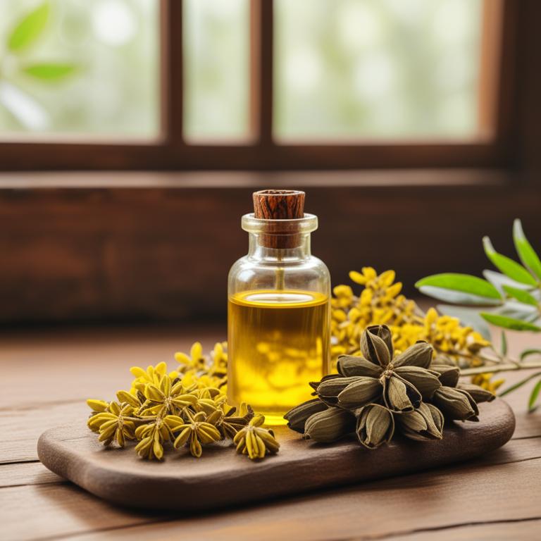 herbal essential oils with Cassia auriculata