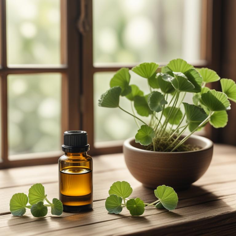 herbal essential oils with Centella asiatica