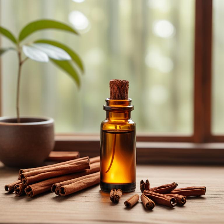 herbal essential oils with Cinnamomum zeylanicum