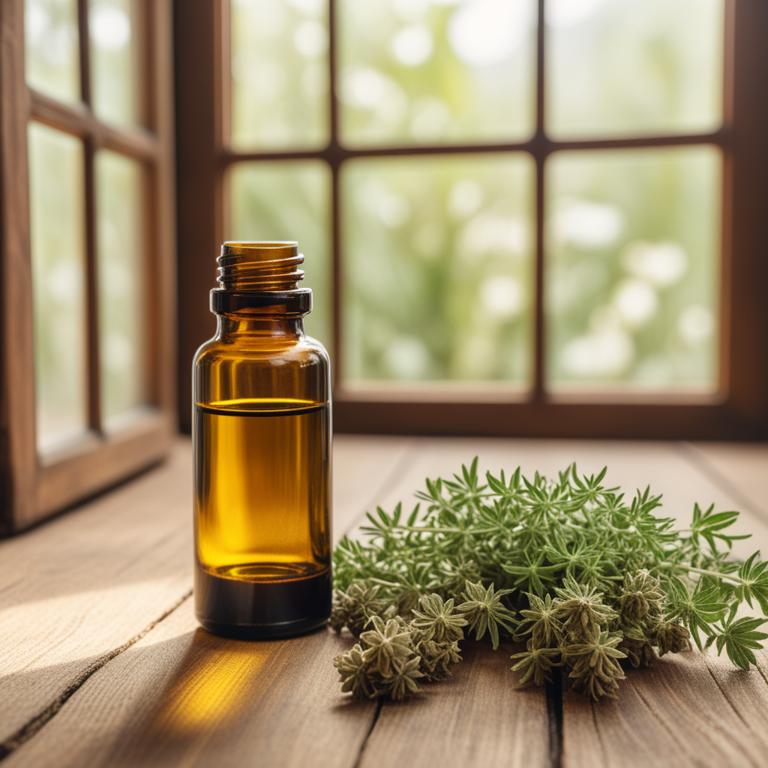 herbal essential oils with Coriandrum sativum