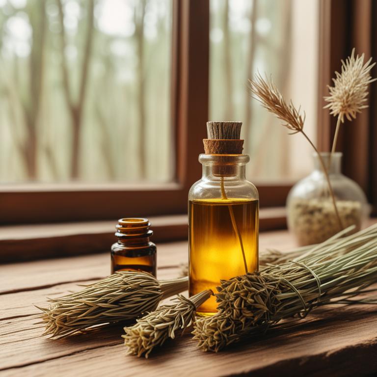 herbal essential oils with Cymbopogon nardus