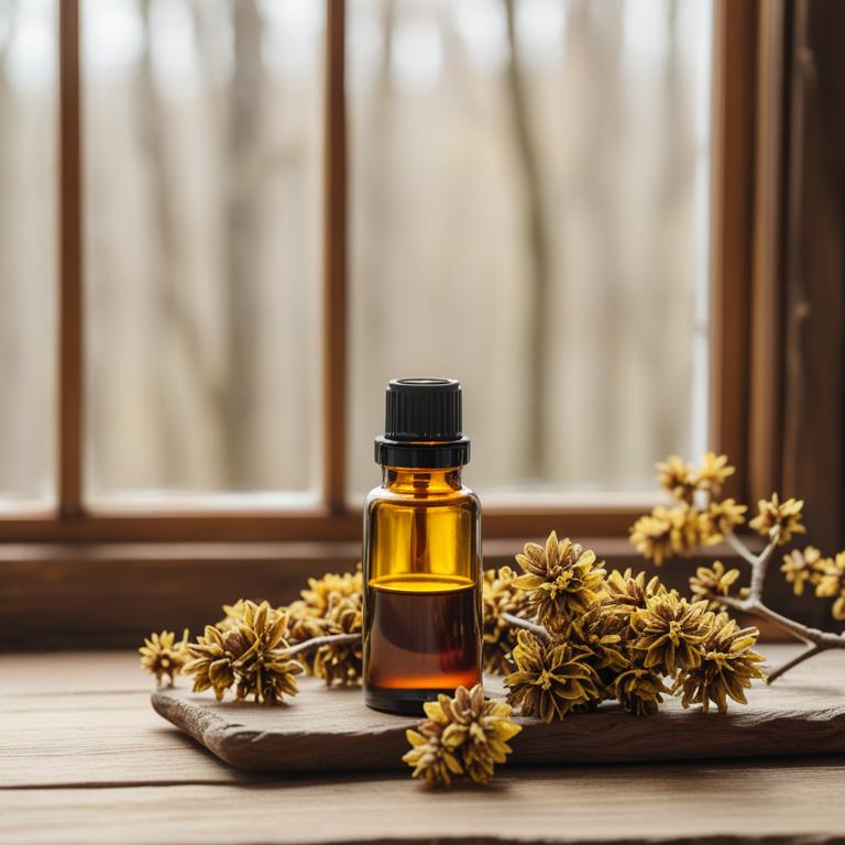 herbal essential oils with Hamamelis virginiana