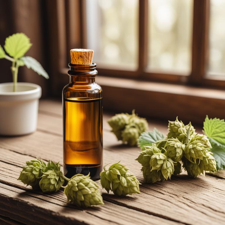 herbal essential oils with Humulus lupulus