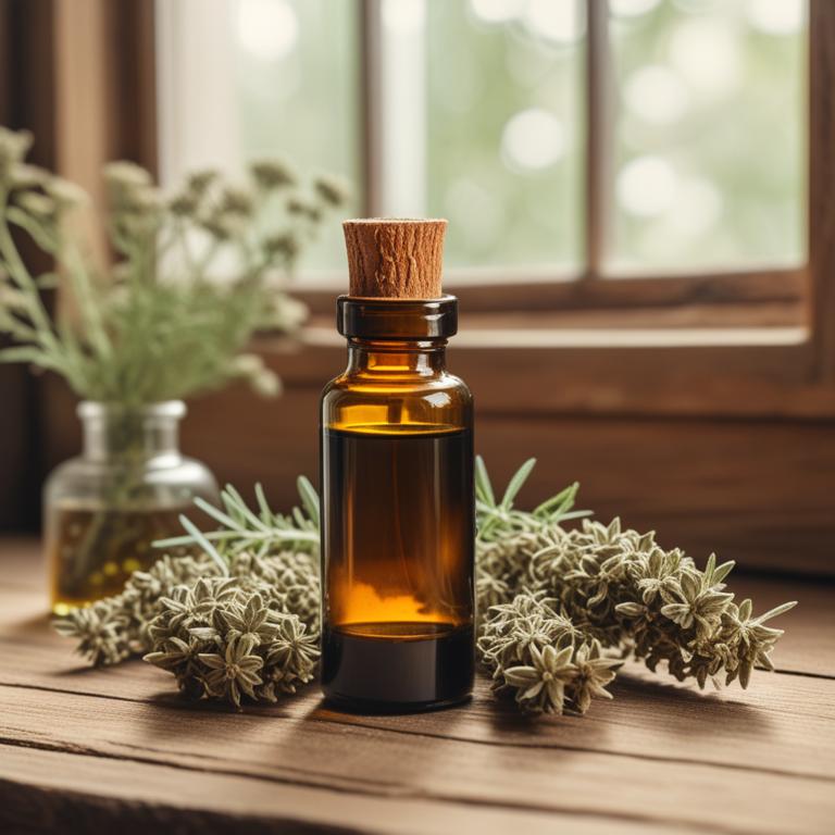 herbal essential oils with Hyptis suaveolens