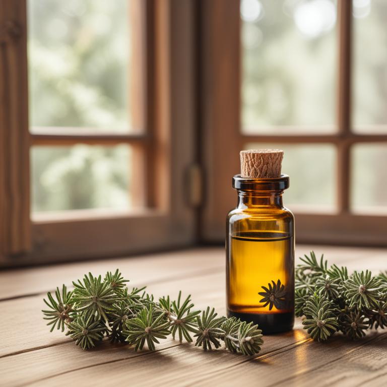 herbal essential oils with Juniperus communis