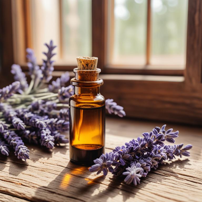 Lavandula angustifolia herbal essential oils for cramps