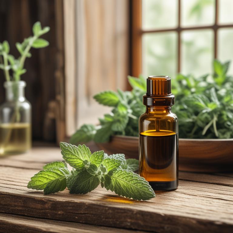 Mentha x piperita herbal essential oils for cramps