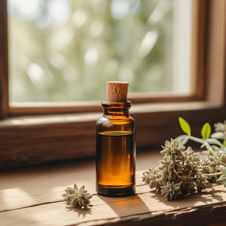 herbal essential oils with Ocimum sanctum