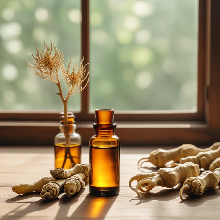 Panax ginseng herbal essential oils for baldness