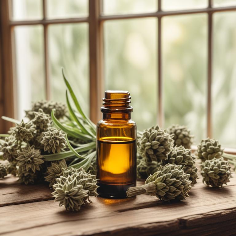herbal essential oils with Plantago major
