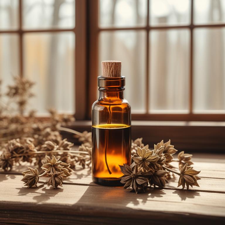 herbal essential oils with Rheum palmatum