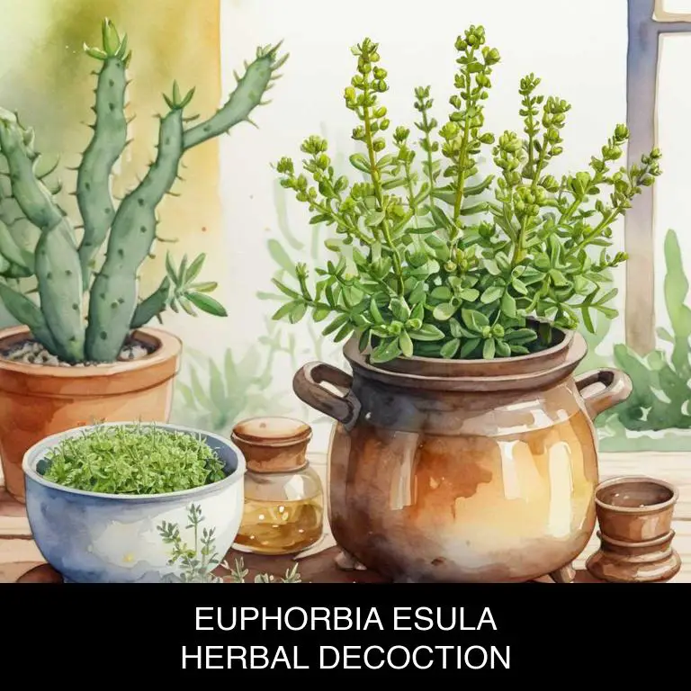 euphorbia esula herbal decoctions for runny-nose