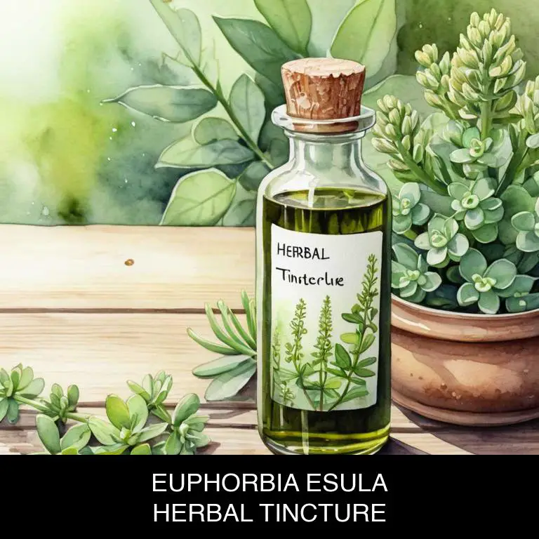 euphorbia esula herbal tinctures for infection