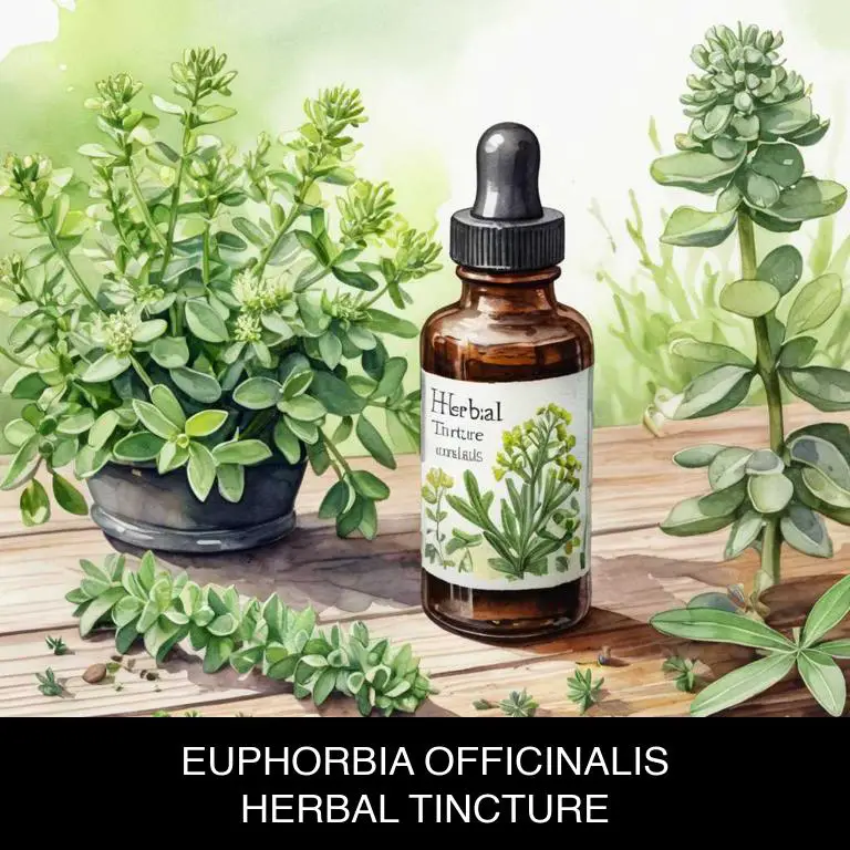 euphorbia officinalis herbal tinctures for earache